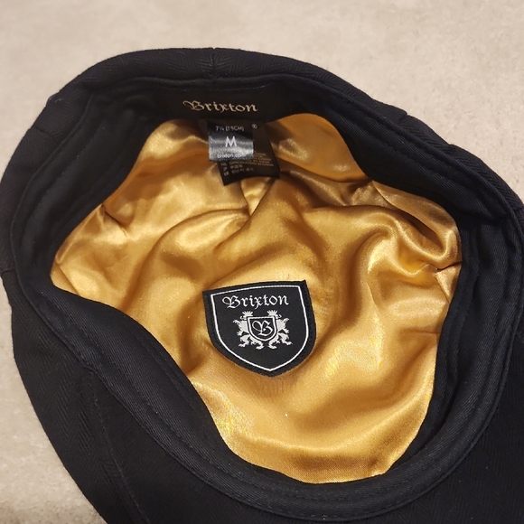 Brixton Men's Black Flat Cap - Picture 2 of 5